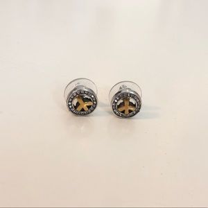 Brighton Peace Sign Earrings